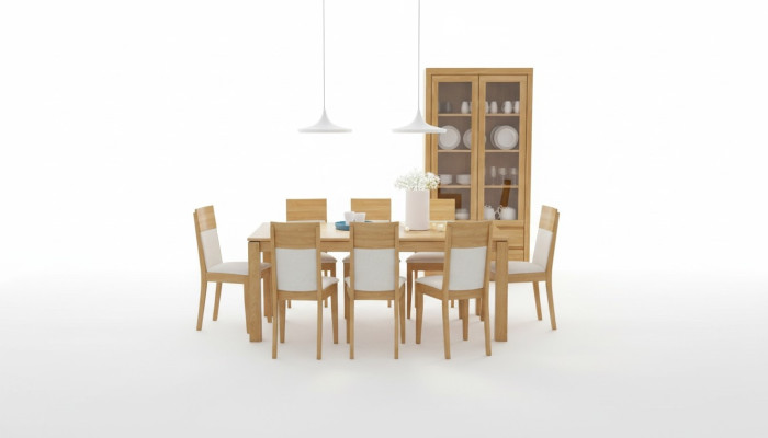 Tavolo in legno Tavoli Soggiorno Sala da pranzo Tavolo massiccio 180x90cm Massiccio Legno massiccio Tavoli da pranzo