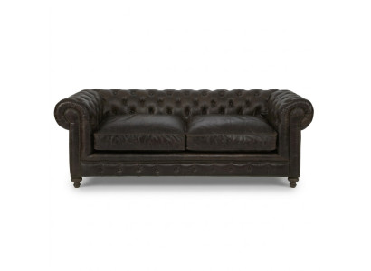 Brown Chesterfield divano 3 posti design soggiorno divano 3 posti