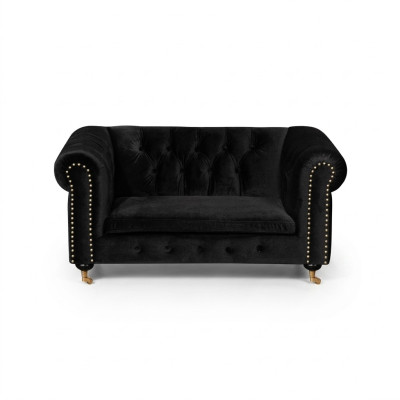 Chesterfield 2 posti Classico lusso Barocco Rokoko Divano Tessuto Pelle Sofa