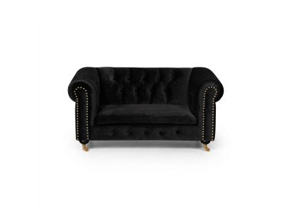 Chesterfield 2 posti Classico lusso Barocco Rokoko Divano Tessuto Pelle Sofa