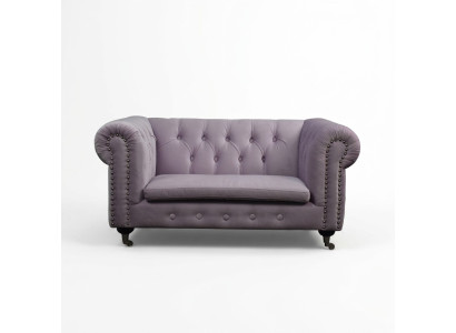 Chesterfield 2 posti Classico lusso Barocco Rococò Divano Tessuto in pelle Couch