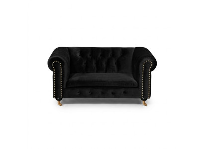 Chesterfield 2 posti classica lussuosa barocca rococò divano in tessuto in pelle