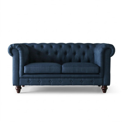Mobili in stile inglese Chesterfield Divano a due posti Rosa Variopinto Giallo Blu Sofa