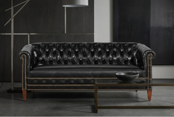 Divano Chesterfield in pelle 3+2+1 posti set divano divano letto.