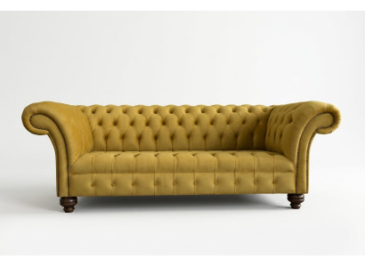 Divano in tessuto a 3 posti Divano imbottito Design divano di lusso Mobili da divano a tre posti Nuovo