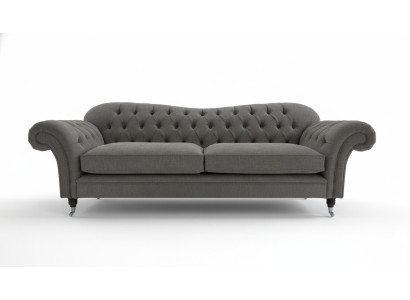 Divano in tessuto Chesterfield Chesterfield Set di divani 4 posti Set di divani Design Divano moderno