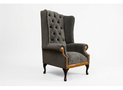 Chesterfield velluto poltrona divano imbottito divani design lusso divano relax TV nuovo