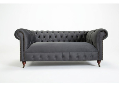 sofa classico per soggiorno Chesterfield mobili divano seduta imbottita sofà divani