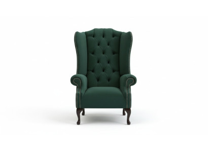 Chesterfield poltrona ala Sessel 1 posto imbottito divano divano relax in tessuto televisivo