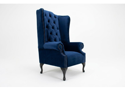 Chesterfield poltrona poltrona divano relax imbottito divano designer Royal Blue