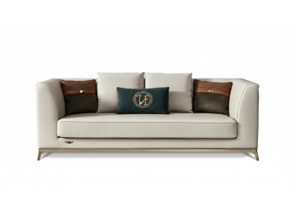 Set di divani 3+1 posti, design sofà, imbottiti decorativi, divani relax in pelle.