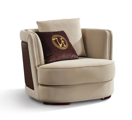Set di divani moderni 3+1 posti in pelle design divani imbottiti