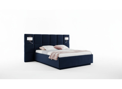 Design dell'hotel del letto Singolo Camera da letto Letto imbottito Letti di lusso 180x200cm Tessuto