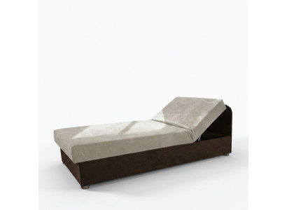 Letto Letti 80*200 Camera da letto in pelle Imbottitura Tessuto Struttura del letto Tessuto