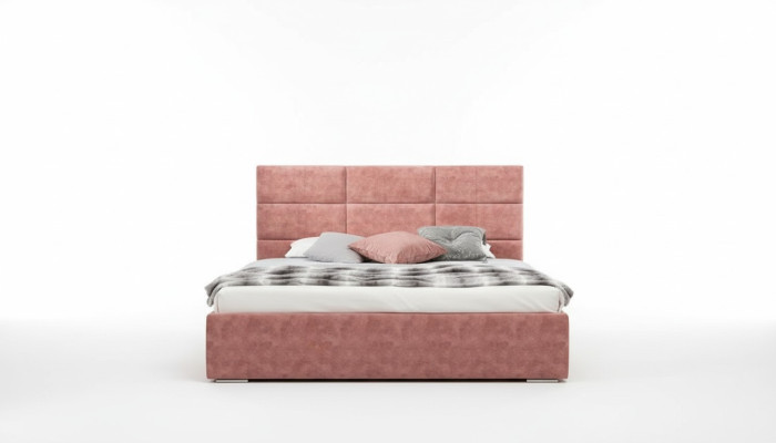 Letto matrimoniale Design classico di alta qualità Struttura tessile Letto Letti 140 x 200