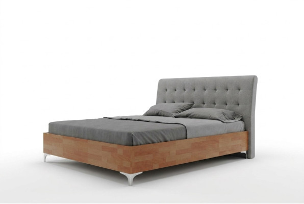 Letto Imbottitura Design Lusso Matrimoniale Hotel Letti Matrimoniali Camera da Letto in Pelle 160x200cm.