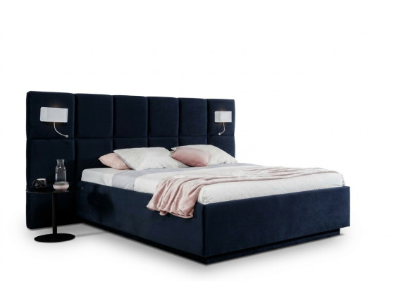 Design della camera da letto letto di lusso 200x200 Letti in tessuto Letto matrimoniale