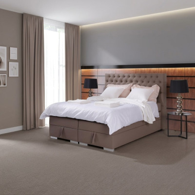 Letto a molle a scatola di design Letti matrimoniali Camera da letto Mobili Chesterfield