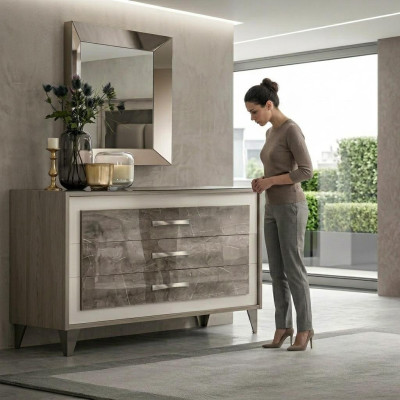 Comò Armadio Mensola Comodini Designer Decorazione di lusso Armadi in legno