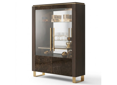 Mobile vetrina vetrine di lusso armadio in legno stile vetro scaffale armadi