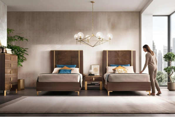 Mobili design cassettiera in legno laccato lucido grande scaffale di lusso.