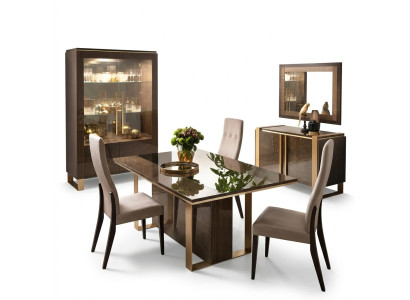 Tavolo da pranzo Set sala da pranzo Gruppo di pranzo Tavolo classico 5 pezzi Set Sedia 4x Sedie