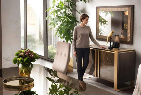 Comò Tavolino Sideboard Armadio Credenza Legno Armadio Sideboards