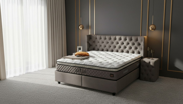 Struttura del letto in tessuto Mobili di lusso moderni Letto Tessile Design per la camera da letto
