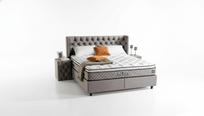 Struttura del letto in tessuto Mobili di lusso moderni Letto Tessile Design per la camera da letto