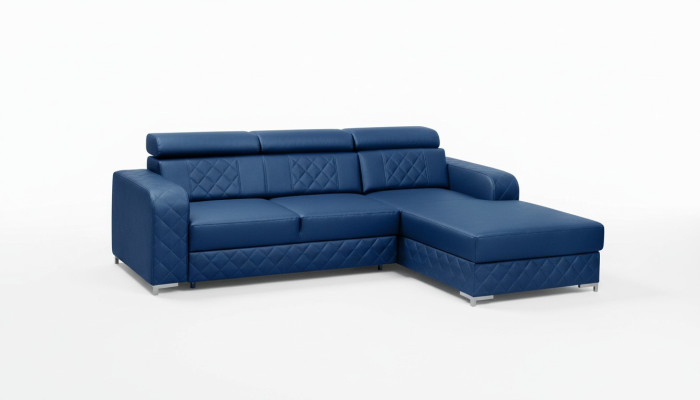 Divano ad angolo in pelle a forma di L Design di mobili moderni Divano in tessuto vellutato	Textile