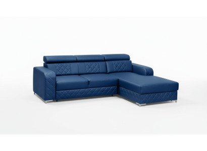 Divano ad angolo in pelle a forma di L Design di mobili moderni Divano in tessuto vellutato	Textile