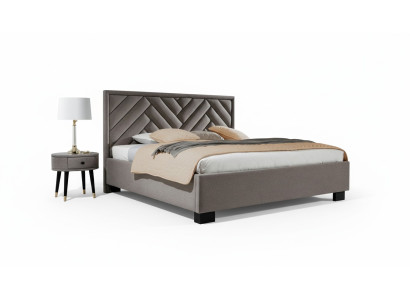 Letto 2x comodino 3 pezzi. Set da camera da letto di design di lusso. Set completo di letti.