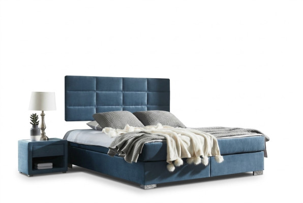 Letto boxspring di lusso 140 160 180 x 200 cm Letti Camera da letto matrimoniali Mobili in tessuto