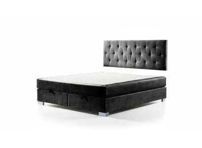 Letto boxspring di lusso Letti Camera da letto Doppi Mobili Tessuto 140 160 180 x 200cm
