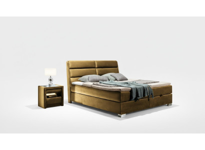 Camera da letto Letto matrimoniale di lusso Boxspring Letti Mobili Doppi Tessuto 140 160 180 x 200 cm