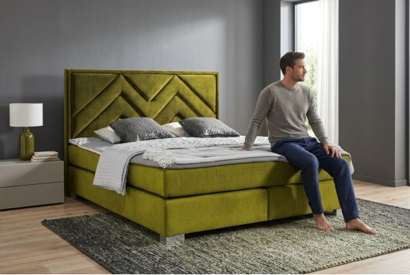 Tessuto letto Design camera da letto Mobili moderni di lusso Letto 160x200 Struttura del letto