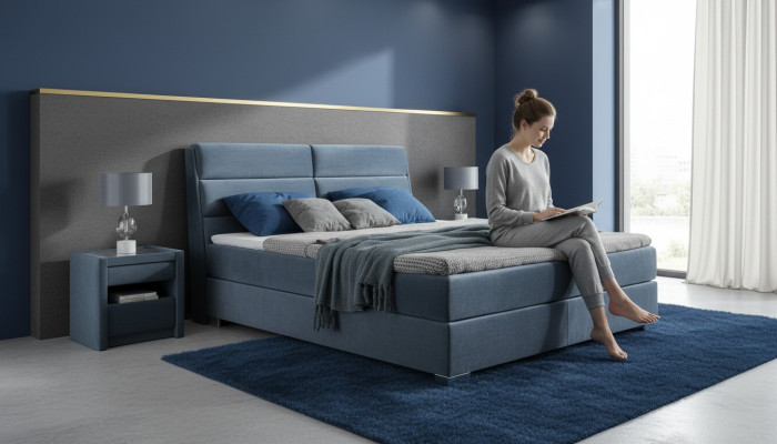 Tessile Per Letto Design Camera Da Letto Mobili Moderni Di Lusso Letti Telaio In Velluto Nuovo