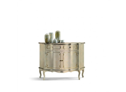 Mobili in legno di lusso italiani, cassettiera bianca, buffet, credenza per il soggiorno.