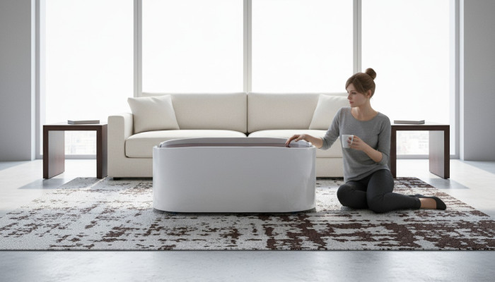 Tavolino da salotto design moderno in legno bianco di lusso nuovo tavolo creativo per il soggiorno
