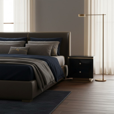 Comodini consolle tavolino da notte, design moderno, mobili di lusso per la camera da letto.