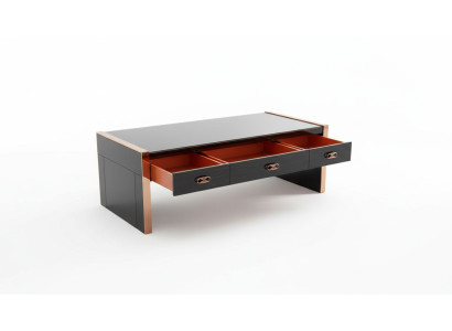 Scrivania da ufficio in legno marrone Tavolo Studio Tavoli Ufficio Design moderno Mobili di lusso