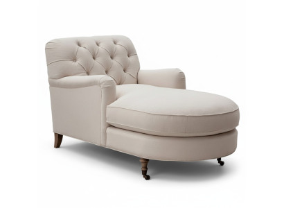 Beige Chaiselongue Chesterfield mobili divano soggiorno moderno