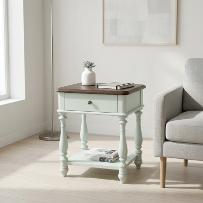Comodini classici in legno massiccio per la camera da letto Mobili in stile country Tavolini da appoggio