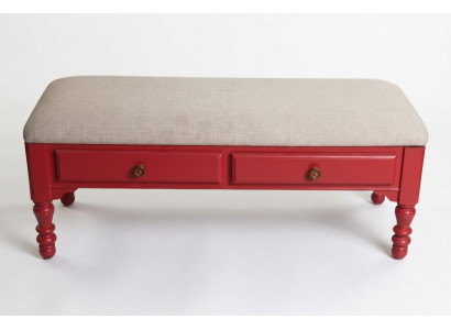 Textile designer lusso pouf imbottito American Sedile Relax Tavolino Divano Nuovo