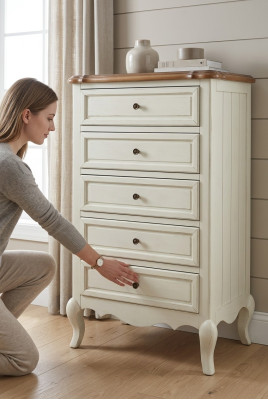 Mobiletti credenza Stile country Comò Sideboard Casa delle armadi Sideboard Vero legno Servire