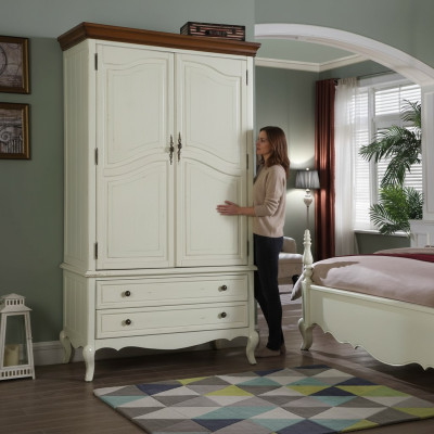 Stile country armoire design mobili armadi camera da letto bianco armadio nuovo