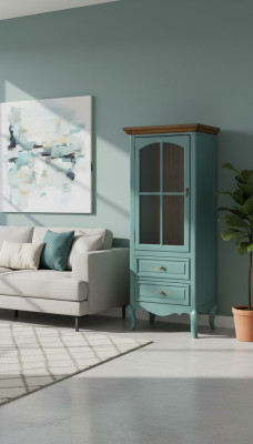 Vetrina credenza vetro armadio cassettiera armadietti mobili in legno veri cassettiere