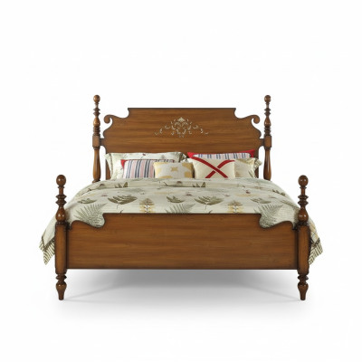Design camera da letto 3 pezzi Letto 2 comodini Americano lusso Letto Set Mobili