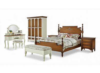 Set da camera da letto completo di 7 pezzi elegante per la tua camera da letto.