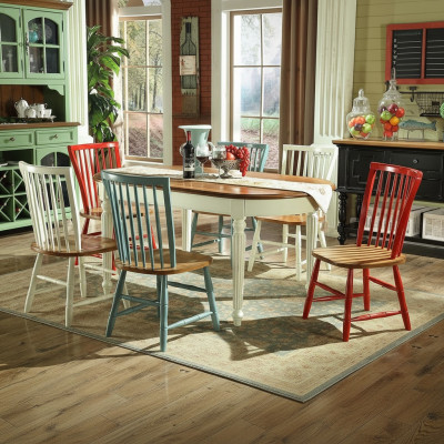 Vetrina Tavolo da pranzo 6x Set da pranzo Sedia Mobile Tavolo Gruppo 8 pezzi Set Credenza